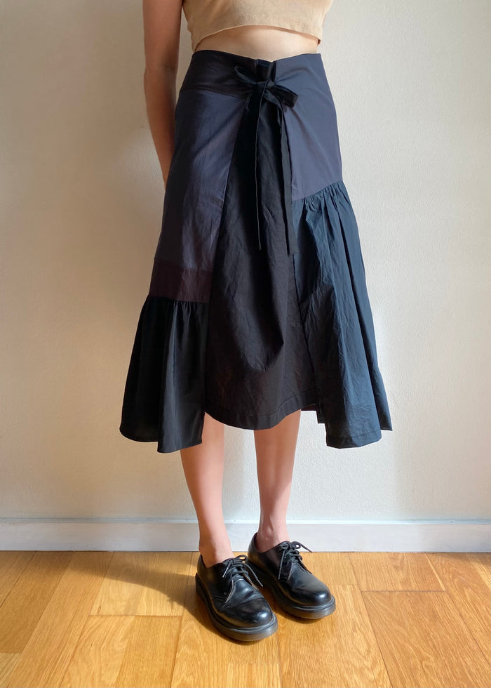 Tie Frill Skirt